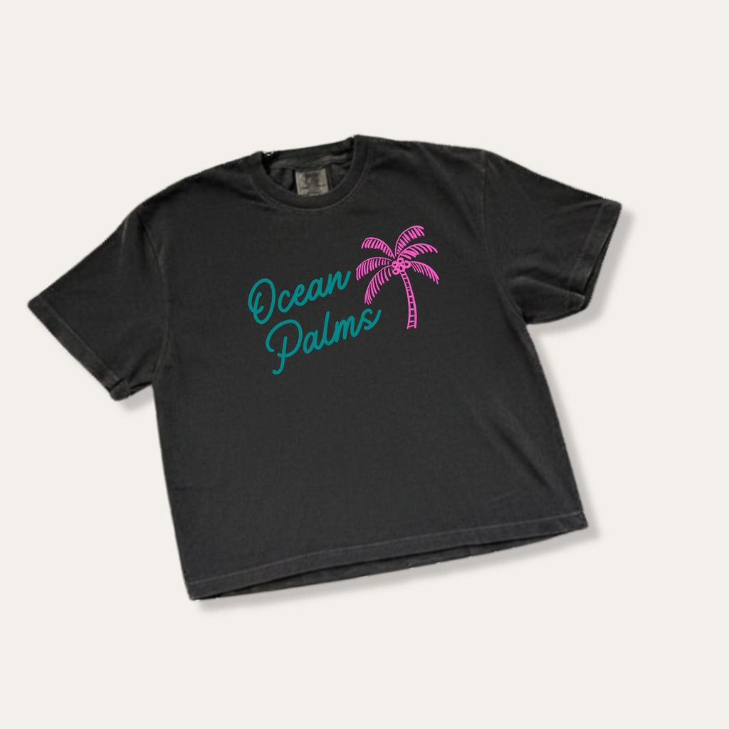 Adult Ocean Palms Neon Palm Shirt