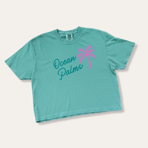 Adult Ocean Palms Neon Palm Shirt