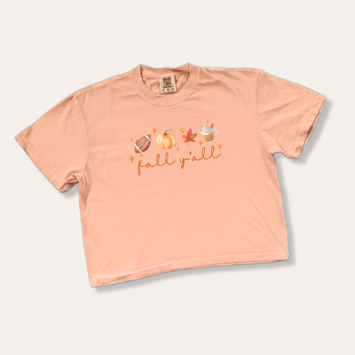 Adult Fall Y'all Heavy Cotton Shirt