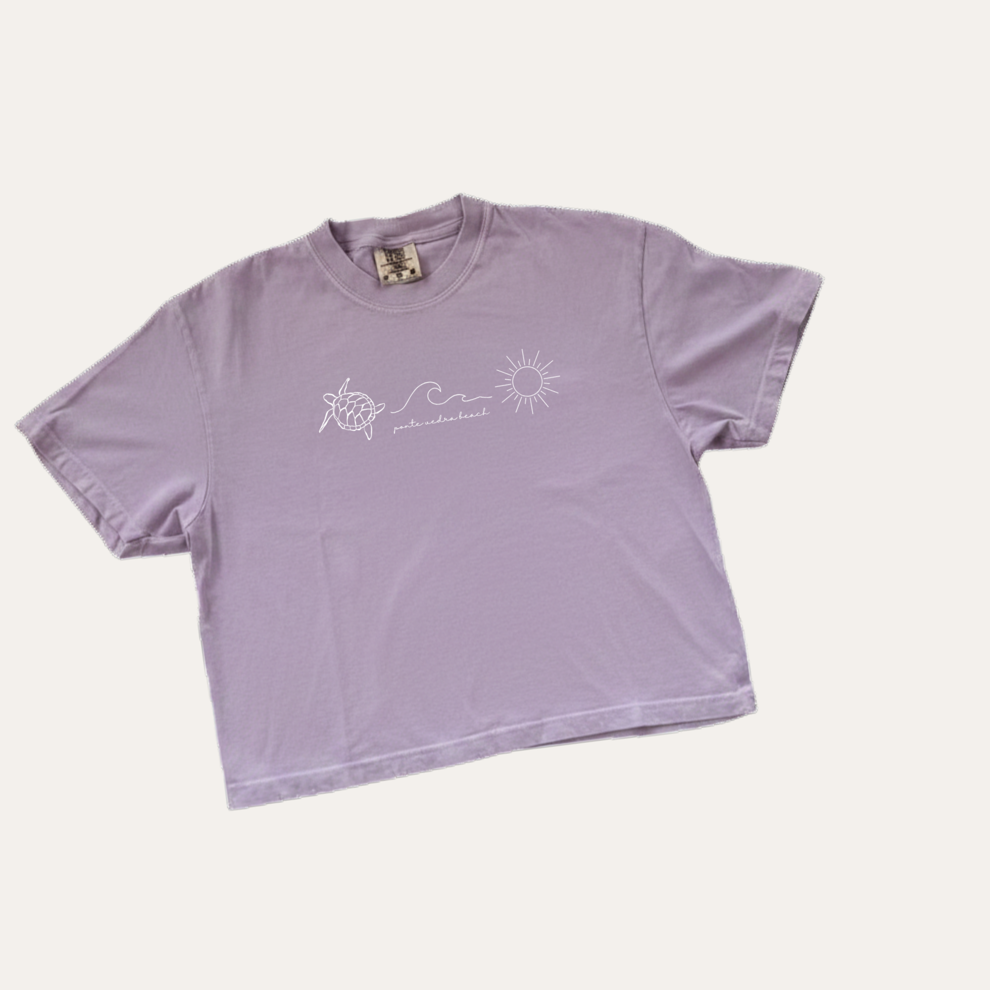 Adult PVB wave, turtle, sun Cotton Shirt