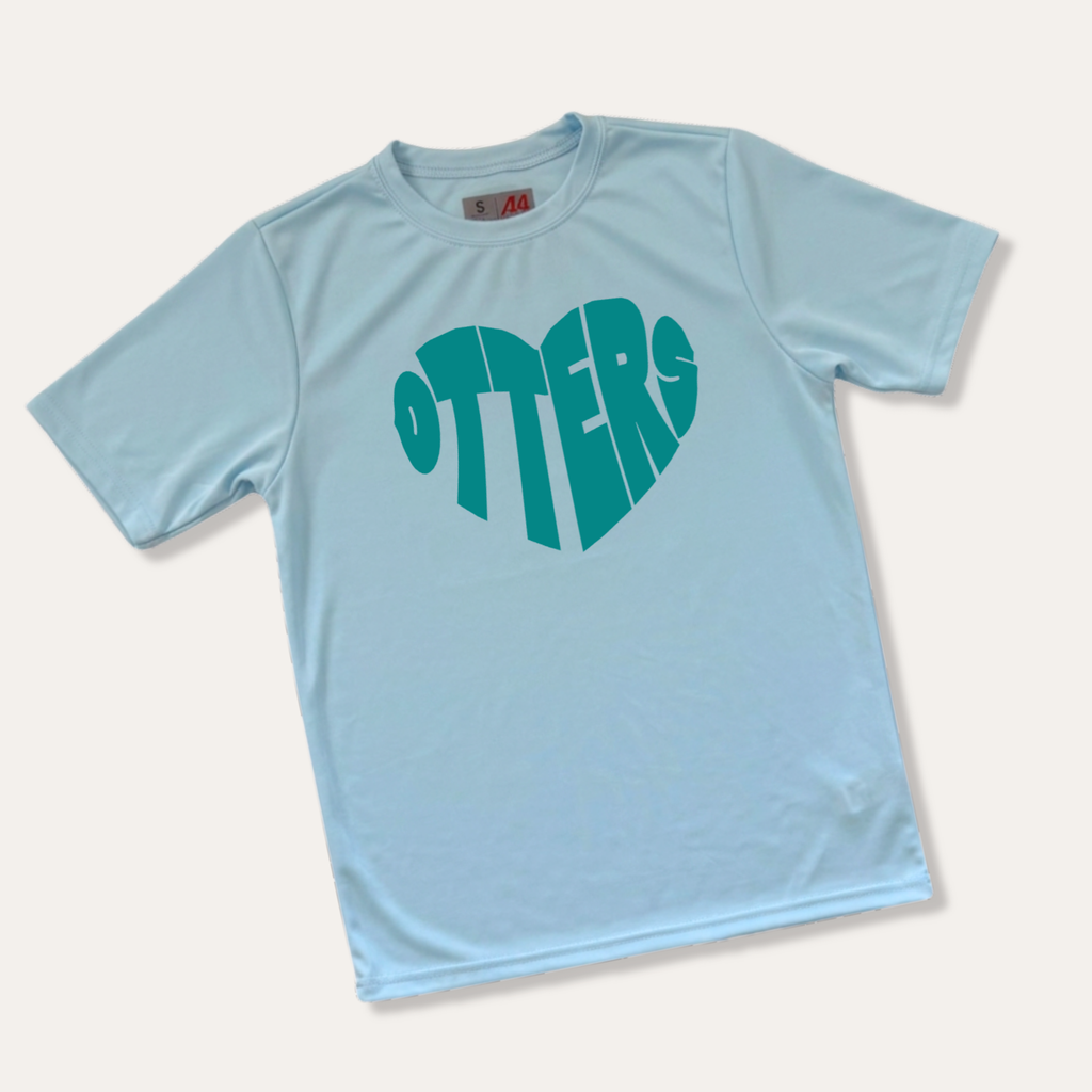 Youth Otters Heart Performance Shirt
