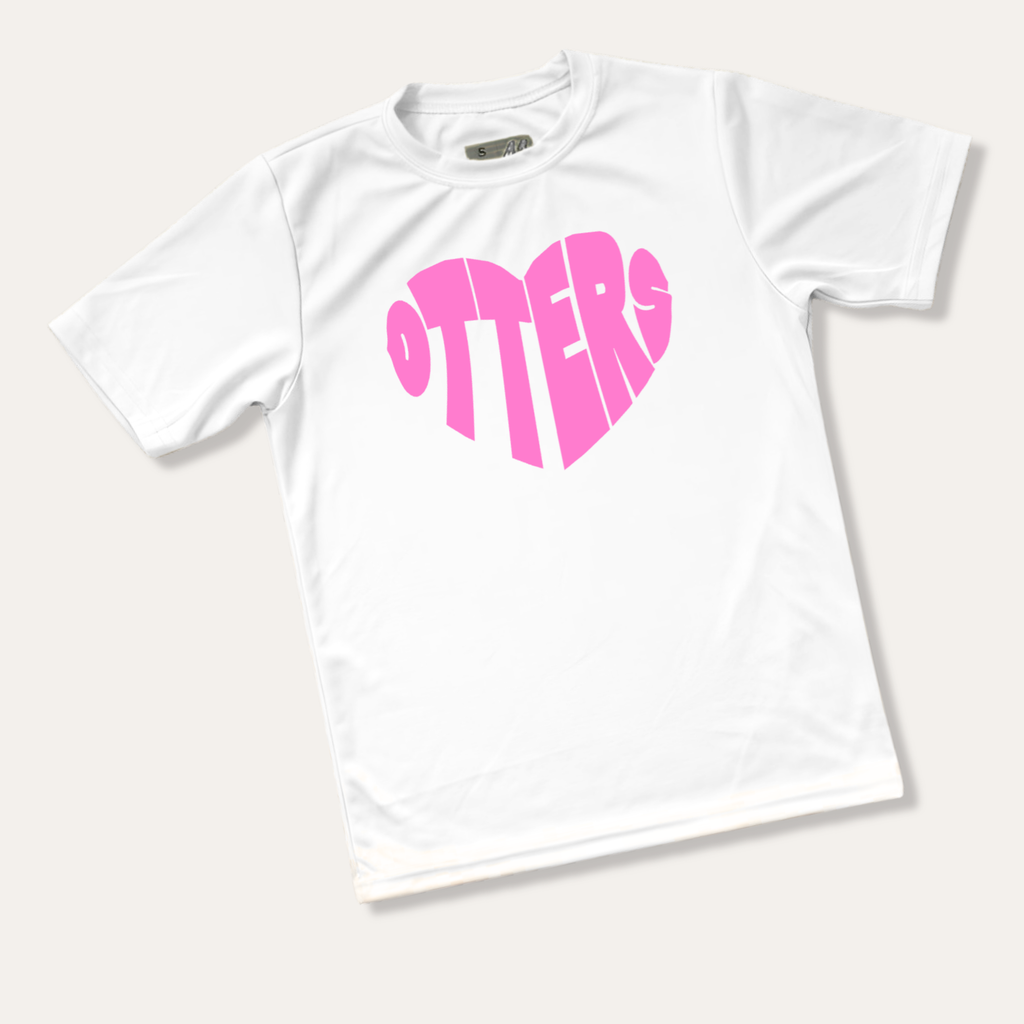 Youth Otters Heart Performance Shirt