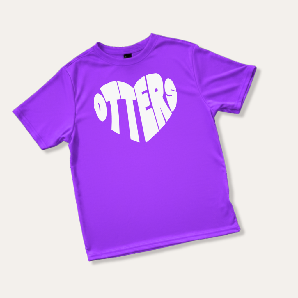 Youth Otters Heart Performance Shirt