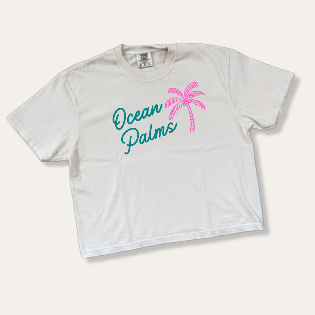Adult Ocean Palms Neon Palm Shirt