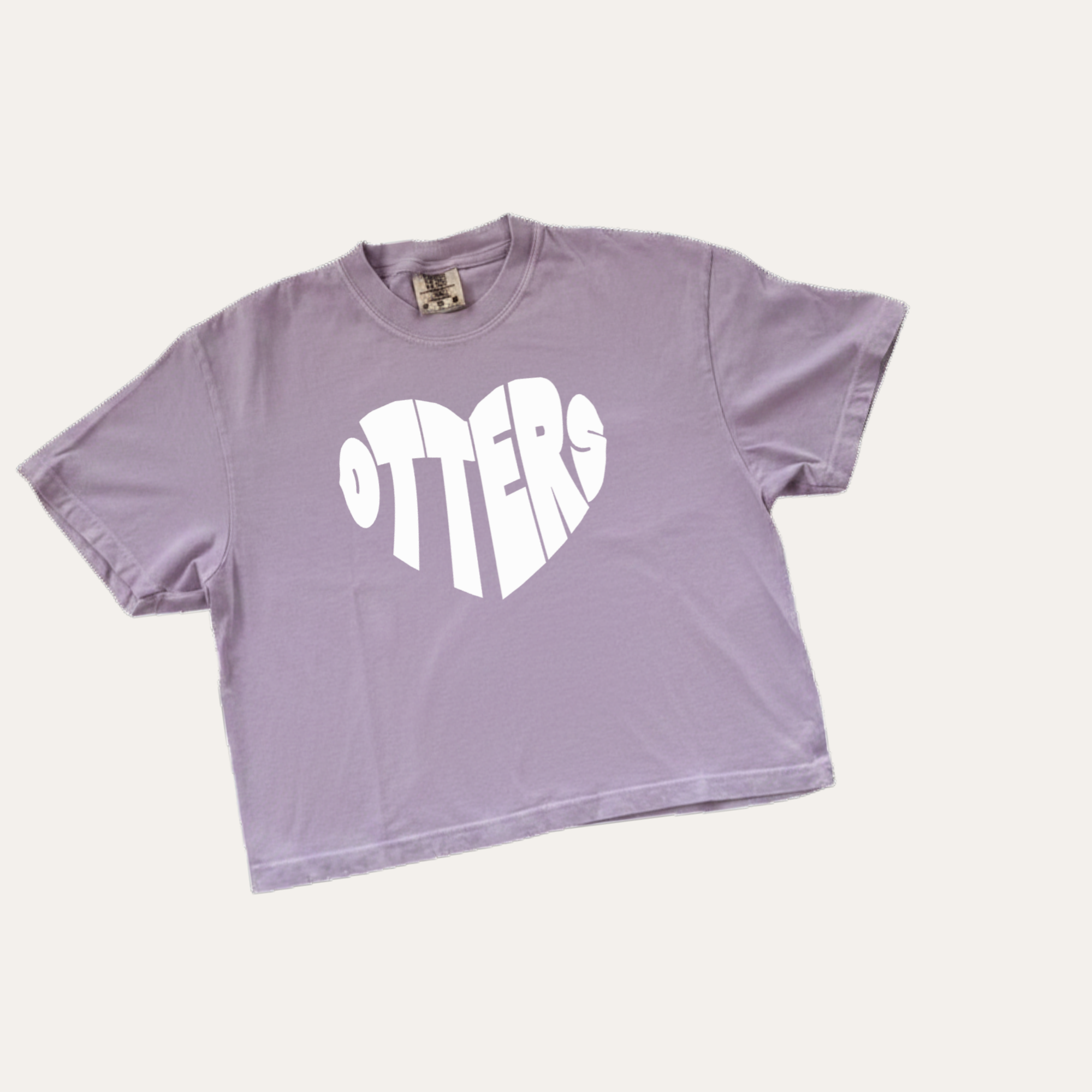 Adult Otters Heart Cotton Shirt