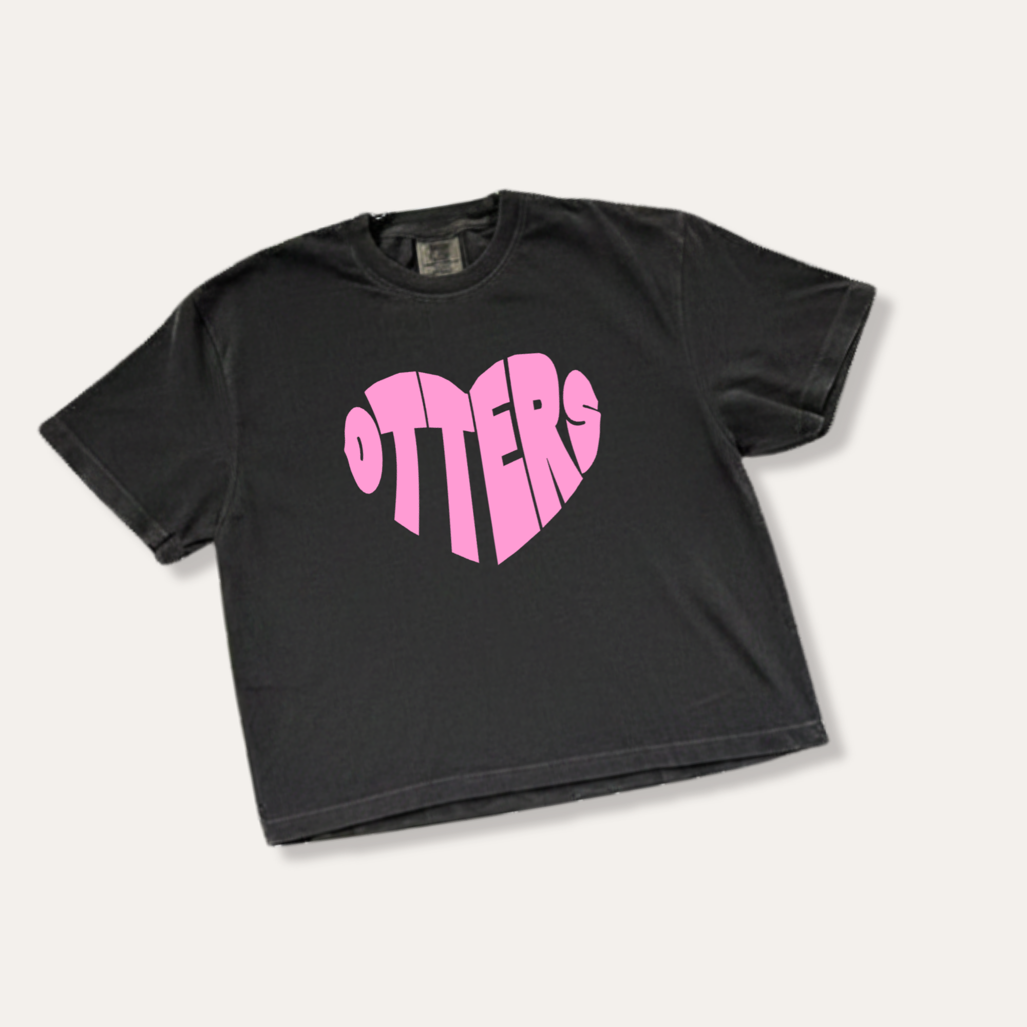 Adult Otters Heart Cotton Shirt